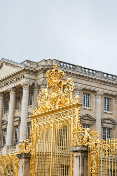 Gold gate at Versailles