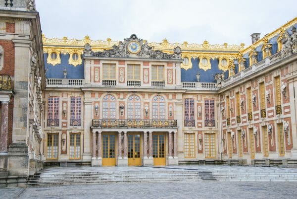 Front of Versailles palace