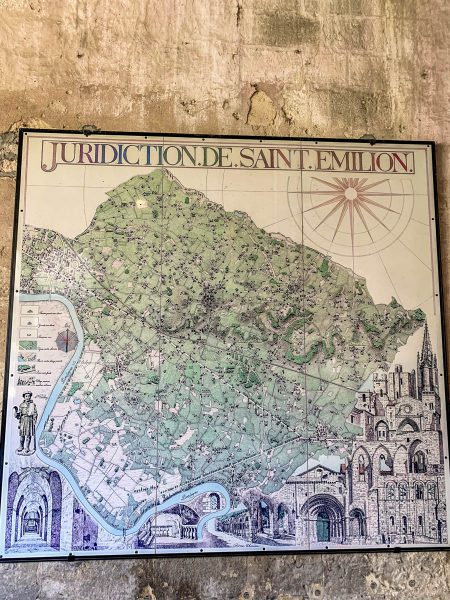 Map of Saint Emilion