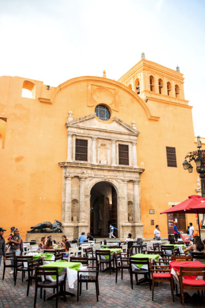Historic church in Cartagena