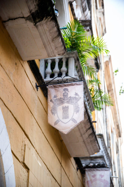 Medieval banner in Cartagena