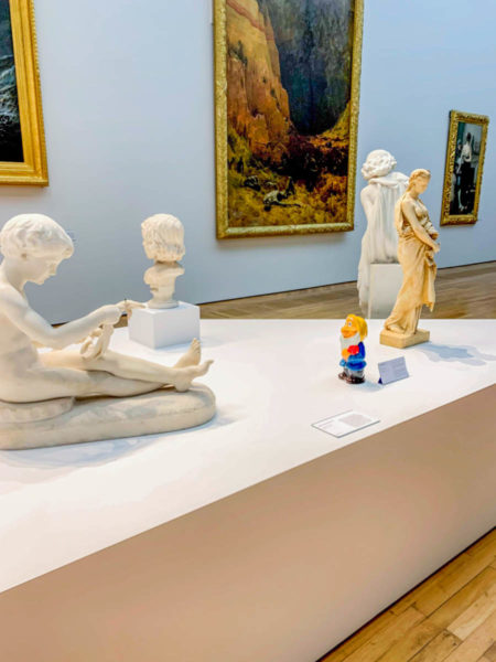 Statues in Musée D’Arts in Nantes