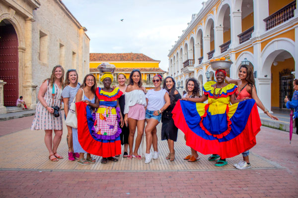 Palenqueras women in Cartagena