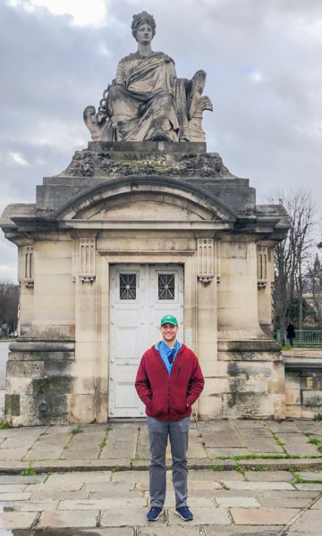 Historic statue in Paris