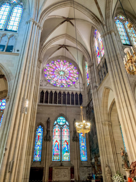 Basilique Sainte-Clotilde stained glass windows