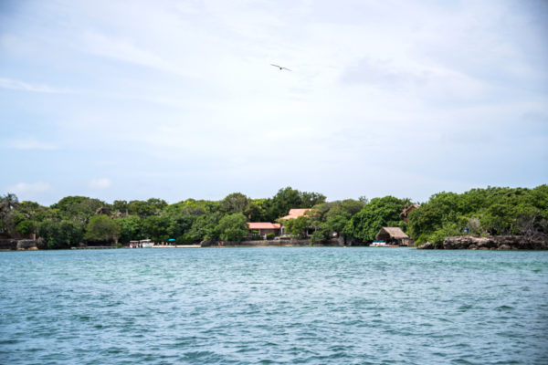 Houses on Rosario Islands