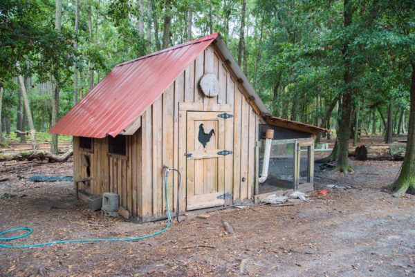 Chicken house at Daufuskie Island Community Farm