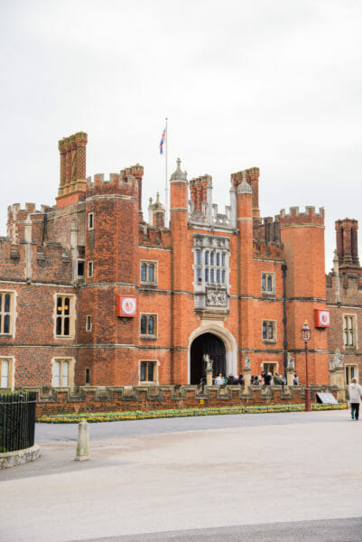 Front entrance to Hampton Court