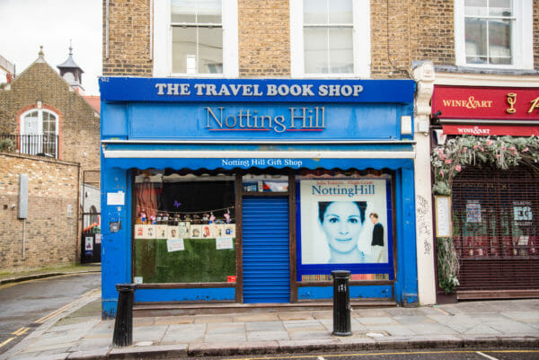 The Travel Book Shop in Notting Hill