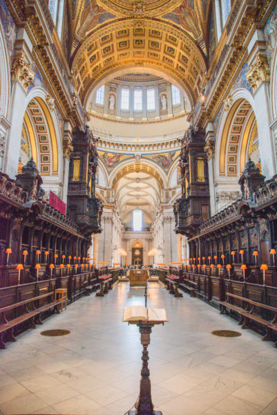 Choir area in St. Paul's Cathedral