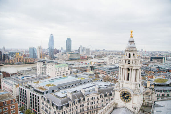 View of London from St. Paul's Cathedral roof