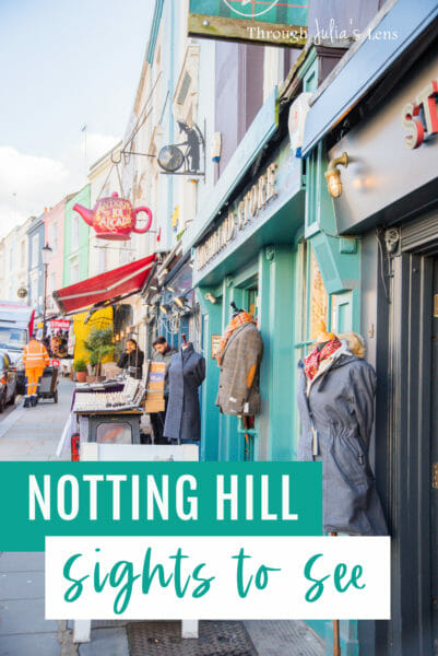 Beautiful Sights to See on a Notting Hill Walking Tour