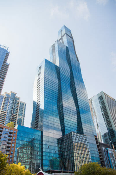 Trio skyscraper in Chicago