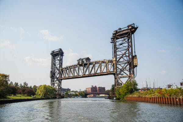 The Canal Street Railroad Bridge in Chicago