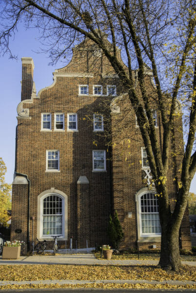 Historic brick house in Madison
