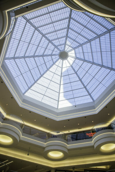 Glass dome in Mall of America