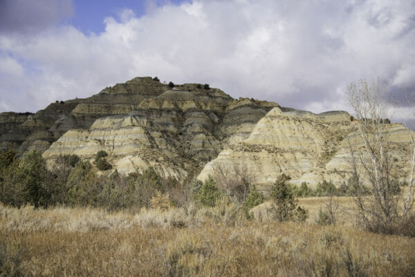 Rock formations at Theodore Roosevelt National Park
