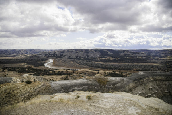 River valley at Theodore Roosevelt National Park