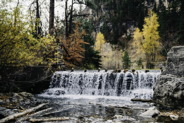 Small waterfall in the Black Hills