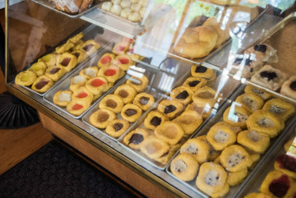Czech pastries in a store