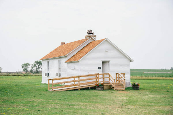 Old prairie schoolhouse 