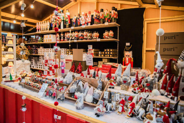 Trolls and nutcrackers sold at Christmas market