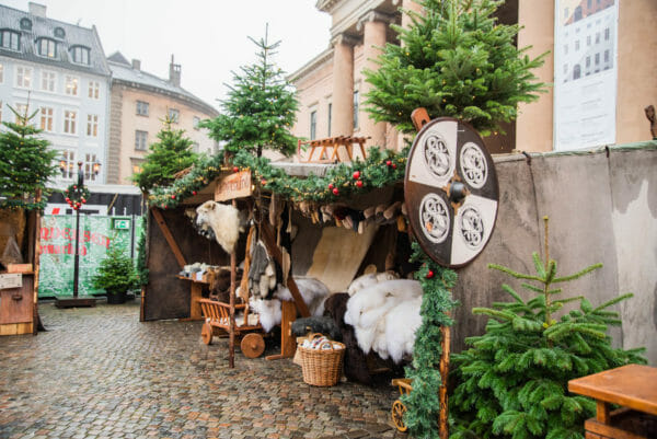 Viking themed Christmas market kiosk