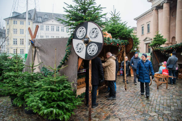 Viking themed Christmas market kiosk
