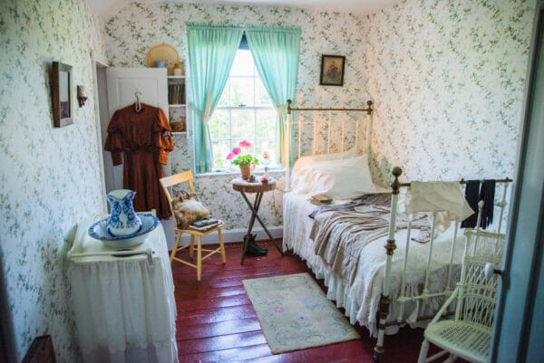 bedroom of Green Gables Heritage Place on Prince Edward Island